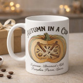Pumpkin Latte Anatomy Autumn Ingredients Kaffeetasse
