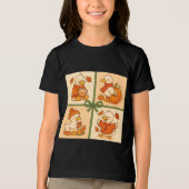 Pumpkin Latte Goose Goose Fall Tri-Blend Shirt (Vorderseite)