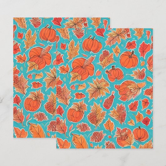 Pumpkin Leaf Foliage (Vorne/Hinten)