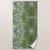 Pumpkin Leaf Macro Strandtuch (Vorderseite)