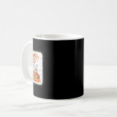 Pumpkin Leopard Hallo Fall glücklich Fall Y alle F Kaffeetasse (Vorderseite Links)