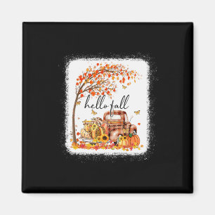 Pumpkin Leopard Hallo Fall glücklich Fall Y alle F Magnet