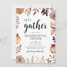 Pumpkin Let's Gather Erntedank Party