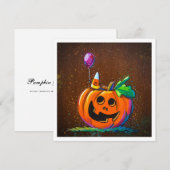 Pumpkin & Lil Candy Corn - Mini Print (Vorne/Hinten)