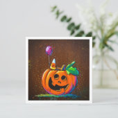 Pumpkin & Lil Candy Corn - Mini Print (Stehend Vorderseite)