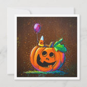 Pumpkin & Lil Candy Corn - Mini Print (Vorderseite)