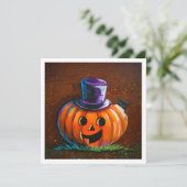 Pumpkin & Lil Kitty - Mini Print (Stehend Vorderseite)