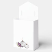 Pumpkin Lila Floral Baby Dusche Geschenkschachtel (Geöffnet)