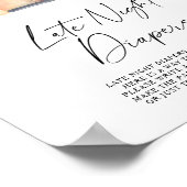 Pumpkin LKW Fall Späte Nacht Windeln Spiel Poster (Ecke)