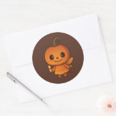 Pumpkin Lmiles Runder Aufkleber (Umschlag)