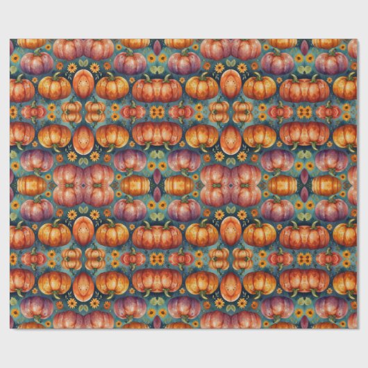 Pumpkin Lovers Geschenkpapier (Flach)