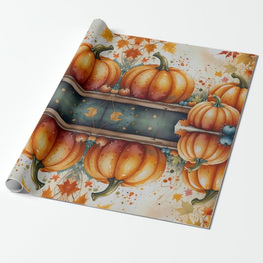 Pumpkin Lovers Geschenkpapier (Ungerollt)