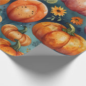 Pumpkin Lovers Geschenkpapier (Ecke)