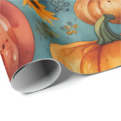Pumpkin Lovers Geschenkpapier (Rolleneckpunkt)