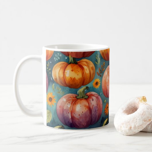Pumpkin Lovers Kaffeetasse (Mit Donut)