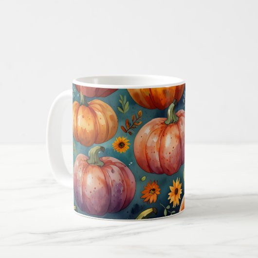 Pumpkin Lovers Kaffeetasse (Vorderseite Links)