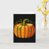 Pumpkin Made Out Of Books Tee Reading Halloween Te Karte (Gelbe Blume)