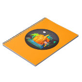 Pumpkin Magic & Halloween - Fun Cartoon Notizblock (Linke Seite)