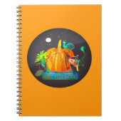 Pumpkin Magic & Halloween - Fun Cartoon Notizblock (Vorderseite)