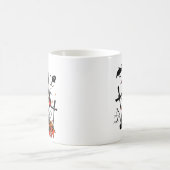 Pumpkin Magic und Knochen Spaß. Kaffeetasse (Mittel)