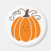 Pumpkin Magnet mit Gesicht (Vorne)