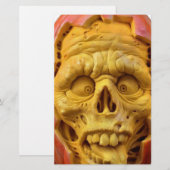 Pumpkin Man Briefpapier (Vorne/Hinten)