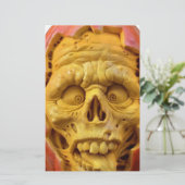 Pumpkin Man Briefpapier (Stehend Vorderseite)