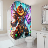 Pumpkin Man Duschvorhang (Beispiel)