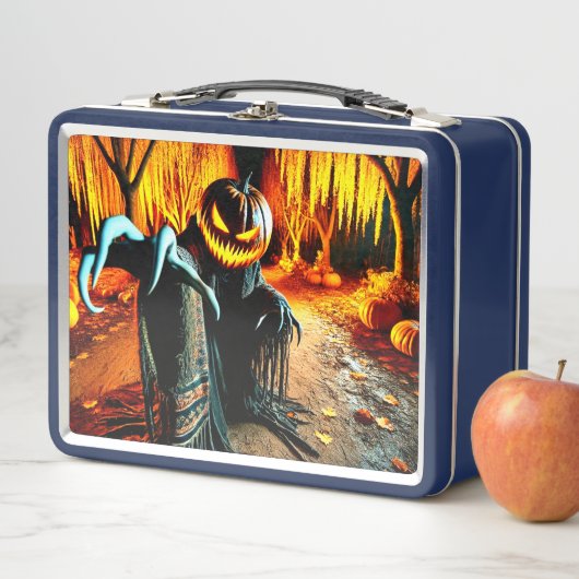 Pumpkin Man Metall Brotdose (Beispiel)