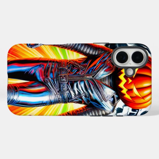 Pumpkin Man Phone Case (Rückseite (Horizontal))