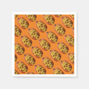 Pumpkin Man Serviette