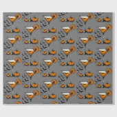 Pumpkin Martini Geschenkpapier (Flach)