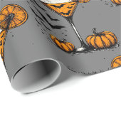 Pumpkin Martini Geschenkpapier (Rolleneckpunkt)