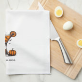 Pumpkin Martini Geschirrtuch (Viertel Falte)