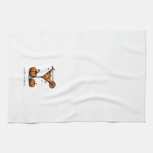 Pumpkin Martini Geschirrtuch (Horizontal)