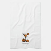 Pumpkin Martini Geschirrtuch (Vertikal)