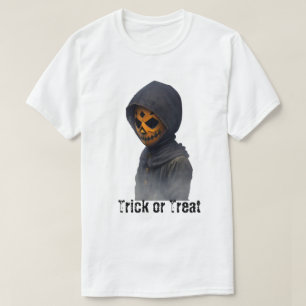Pumpkin Mask Trick oder Treat T - Shirt