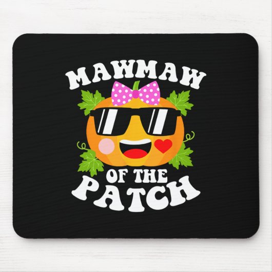Pumpkin Mawmaw der Patch Fun Halloween Familie Mousepad (Vorne)