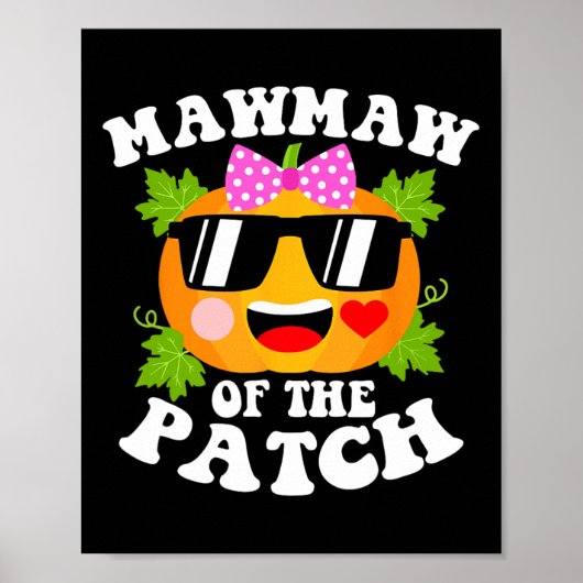 Pumpkin Mawmaw der Patch Fun Halloween Familie Poster (Vorne)