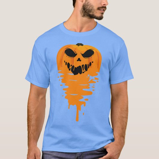 Pumpkin Meltdown funny for halloween by el mehdi T-Shirt (Vorderseite)
