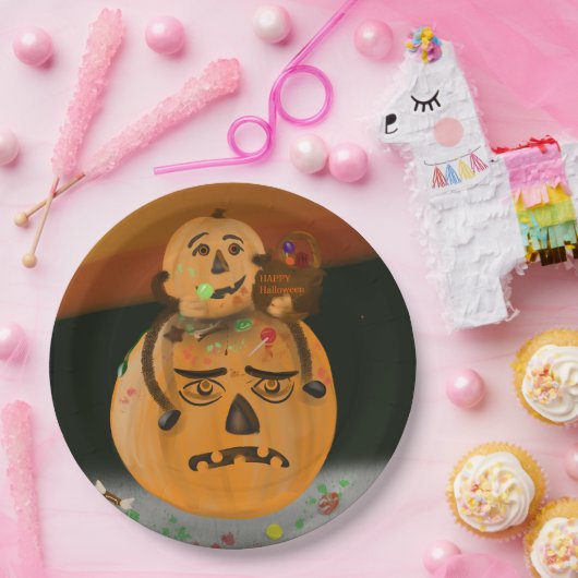 Pumpkin Mess Halloween Teller (Party)