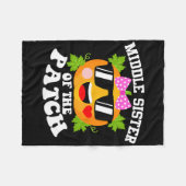Pumpkin Middle Schwester des Patch Fun Halloween Fleecedecke (Vorderseite (Horizontal))