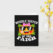 Pumpkin Middle Schwester des Patch Fun Halloween Karte (Gelbe Blume)