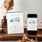 Pumpkin Minimalistisch Modern Fall Babydusche Einladung