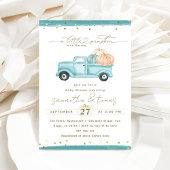 Pumpkin Minimalistisch Modern Fall Babydusche Einladung