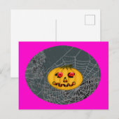 Pumpkin mit Augen Gibney Das Museum Zazzle Postkarte (Vorne/Hinten)