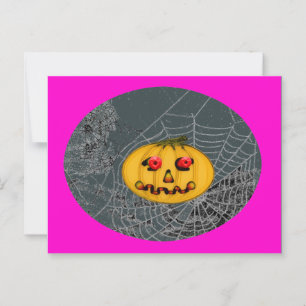 Pumpkin mit Augen Gibney Das Museum Zazzle Postkarte