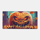 Pumpkin mit Beängstigendem Gesicht unter Kerzen, H Schreibtischunterlage (Vorderseite)