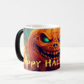 Pumpkin mit Beängstigendem Gesicht unter Kerzen, H Verwandlungstasse (Vorderseite Links)