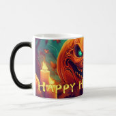 Pumpkin mit Beängstigendem Gesicht unter Kerzen, H Verwandlungstasse (Links)